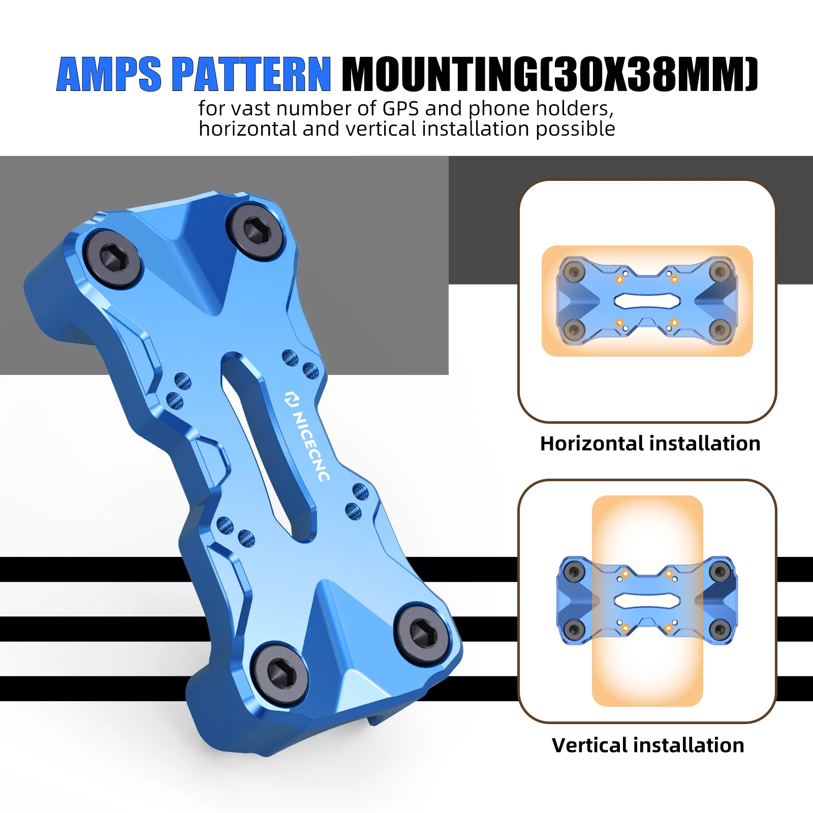 Für Yamaha Tenere 700 XTZ 700 2019–2024. Lenkeroberklemme mit AMPS-Muster T7 TENERE 700 Rally Edition T700 World Raid 2022 – Detail 10