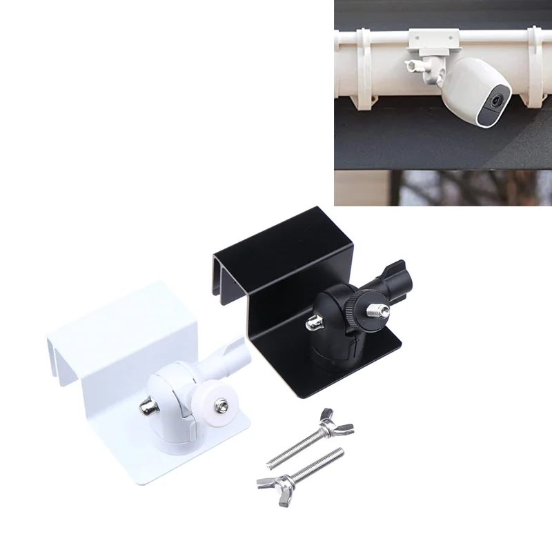 Special Monitoring Bracket For Rain Gutter Weatherproof Gutter Mount Bracket With Universal Screw Adapter Adjustable For Cameras