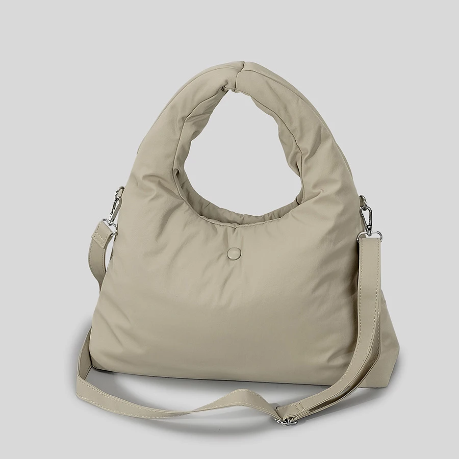 

Fashion Small Puffer Bag Casual Nylon Padded Women Handbags Simple Cute Down Cotton Shoulder Crossbody Bags Winter Female Purse