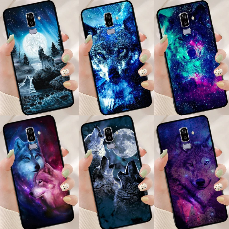 Wolf Galaxy Soft Cover Case - Animal Design Smartphone Protection