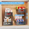 Under Sink Organizers and Storage, Adjustable 2 Tier Metal Pull out Cabinet Organizer for Bathroom, Kitchen, Pantry 2