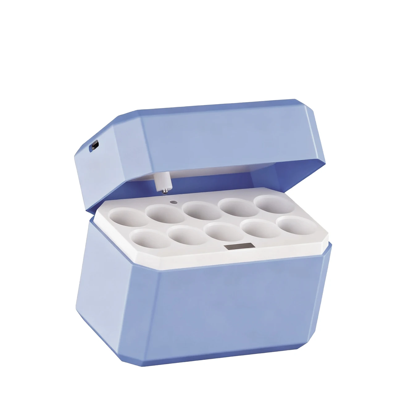 Smart Battery Charger | Fast Charging 10-Slot AA Lithium Station, Compact and Portable