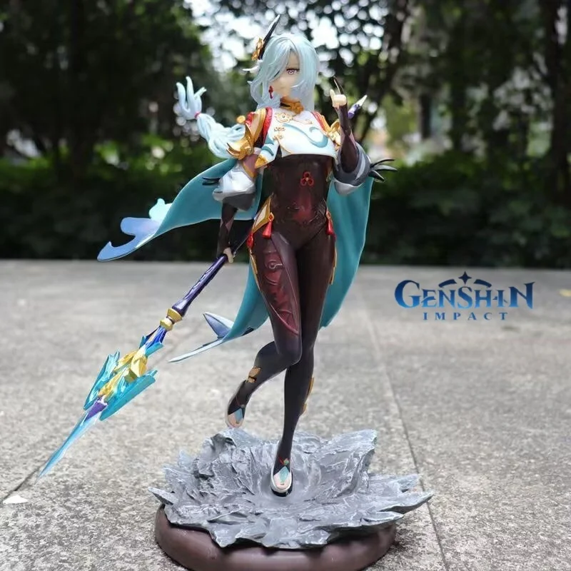 

30cm Genshin Impact Shenhe Gk Anime Figure Model Shenhe Action Figurine Ornament Room Collection Decoration Toys For Kids
