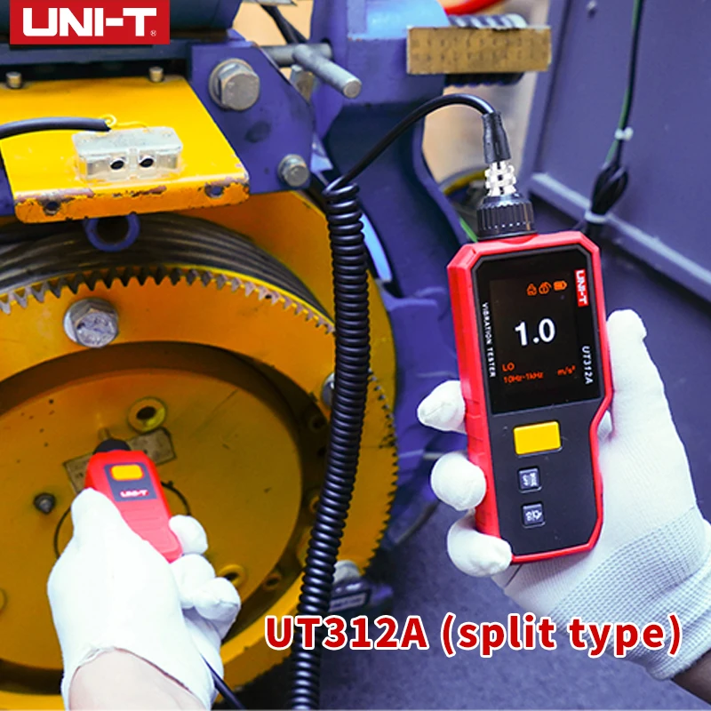 UNI-T Digital Vibration Meter UT311A 0.1 - 199.9m/s² Vibration Analyzer High Precision Vibrometer LCD TFT Screen 3