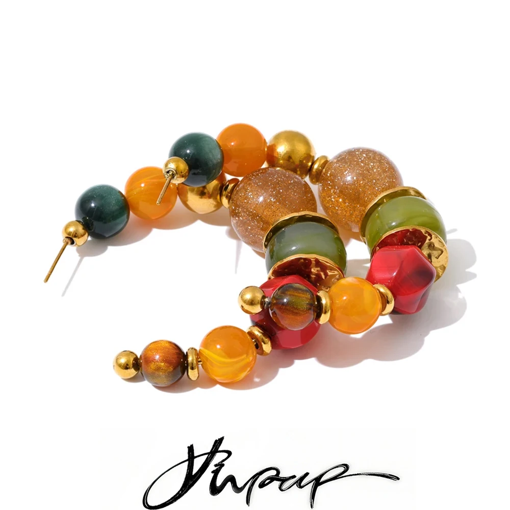 Yhpup French Huggie Earrings