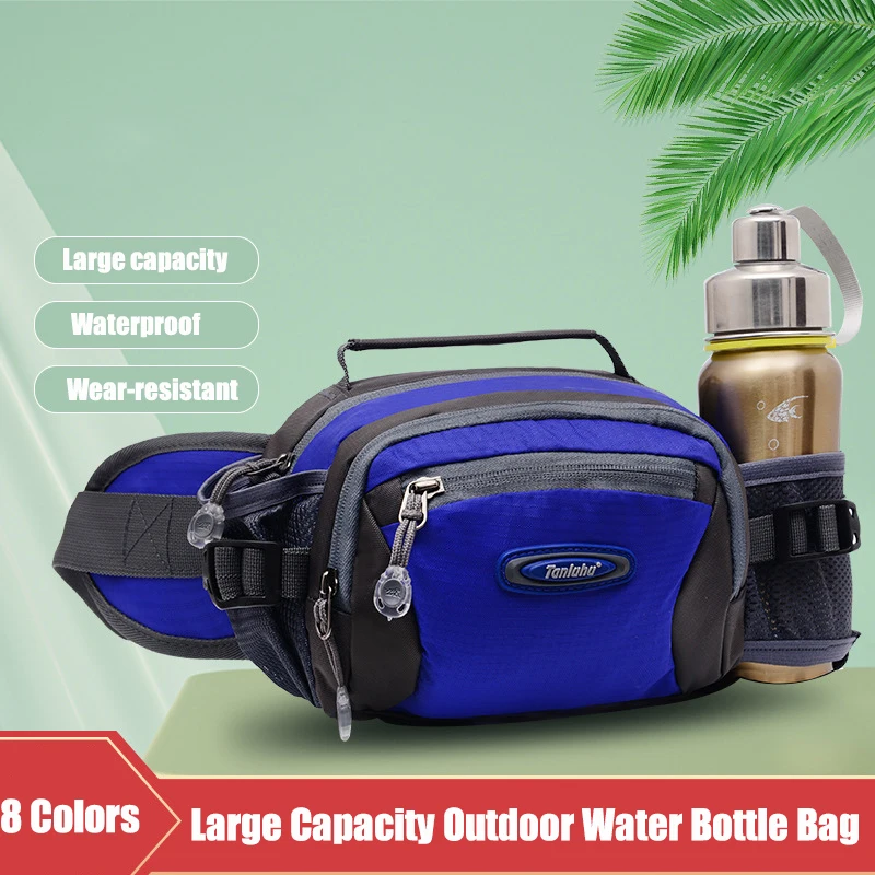 

Multi-functional Waterproof Outdoor Sports Fanny Pack Men Women Mountaineering Cycling Running Crossbody Water Bottle Waist Bag