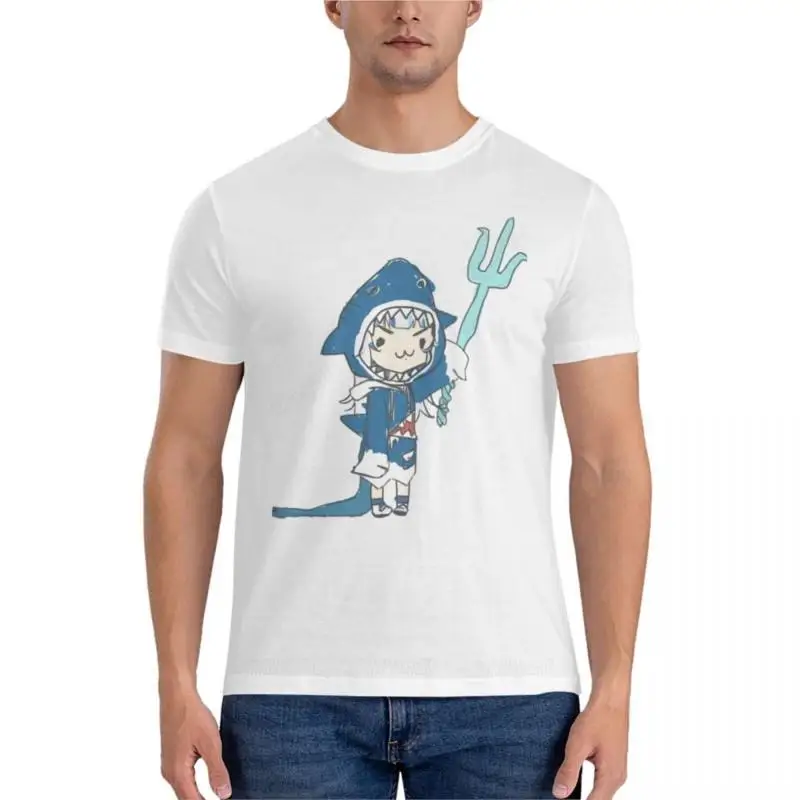 

Gawr Gura загрузка экрана Hololive # hololiveEnglish # holoMyth Классическая футболка для мальчиков белые футболки для мужчин