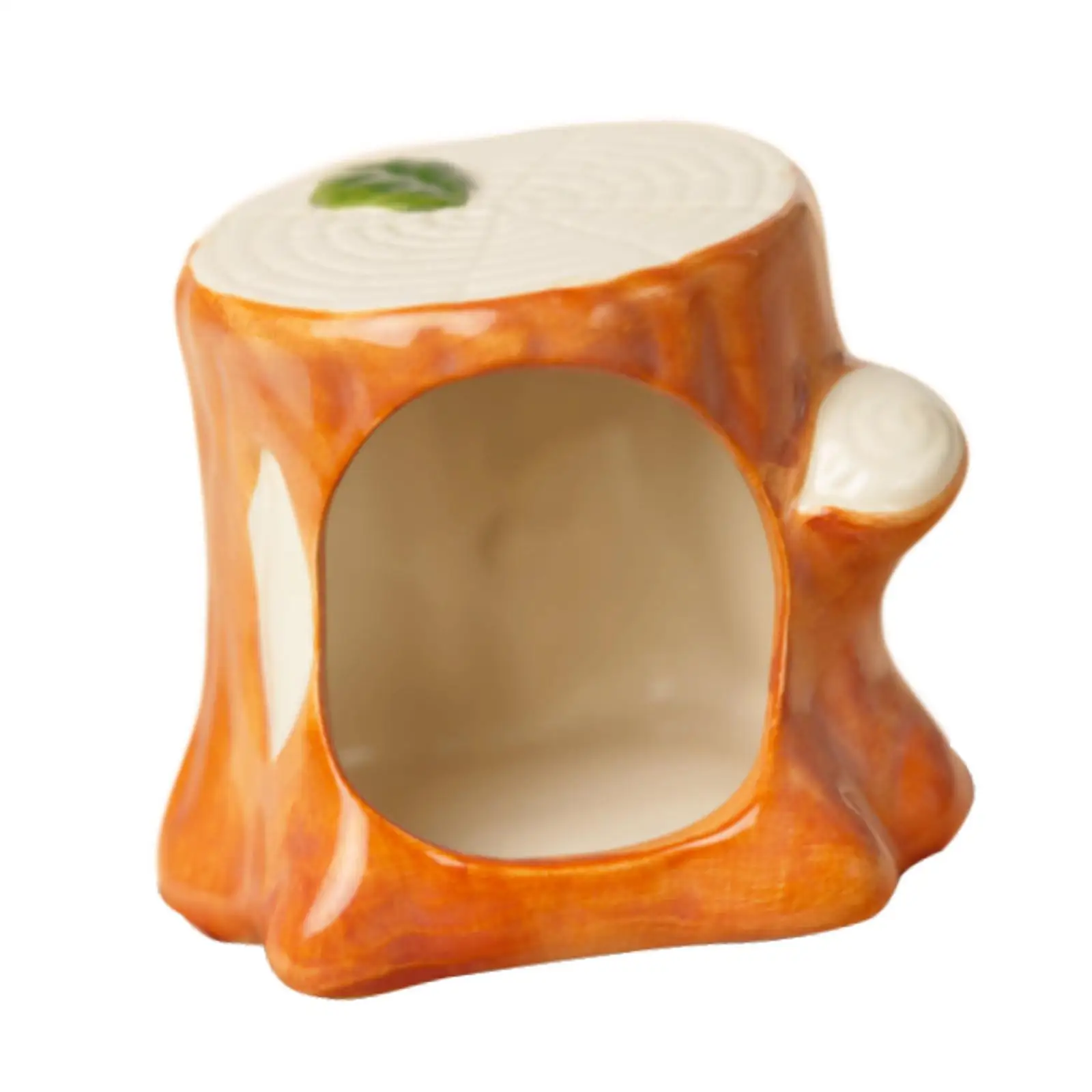 Ceramic habitat for hamster, rodent shelter, rats and squirrel playing space