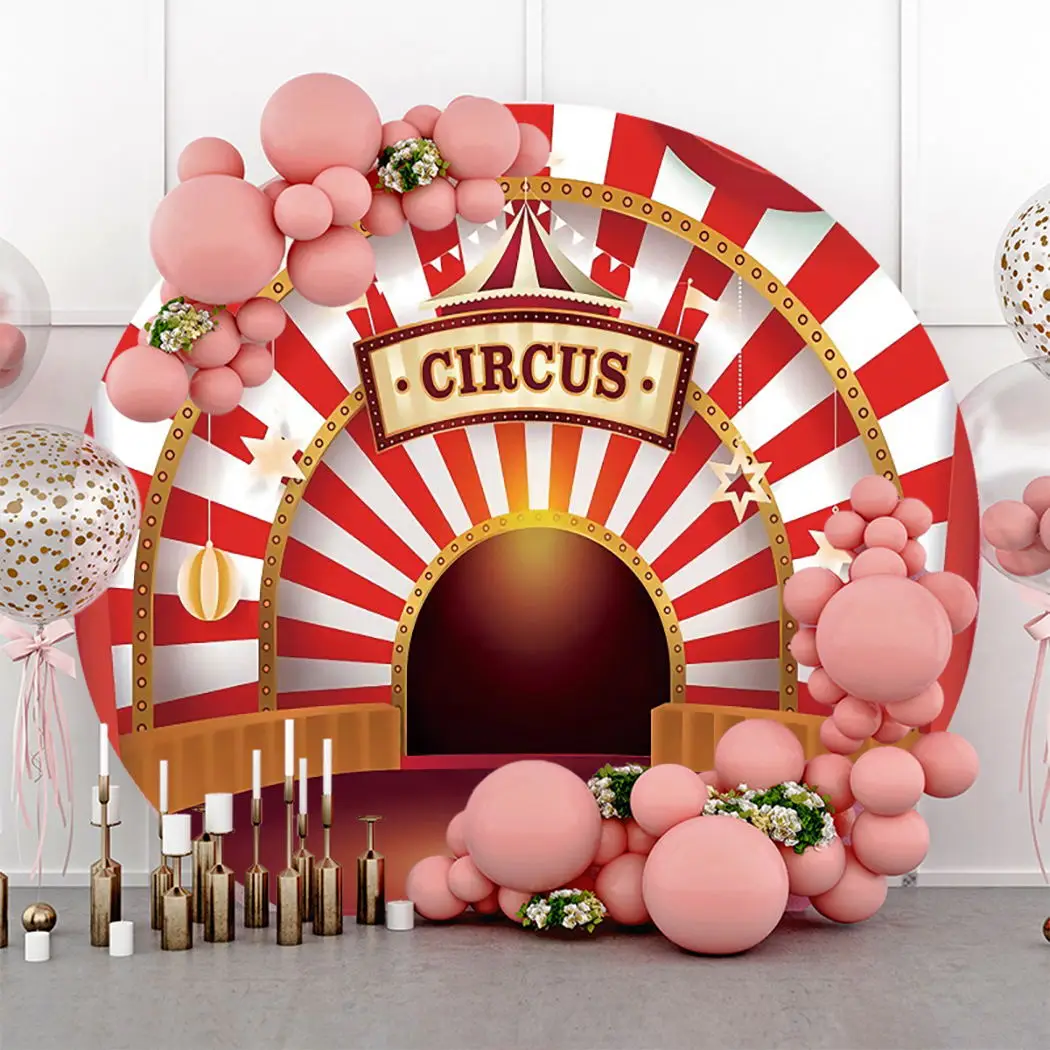 Mehofond Photography Background Circus Carnival Theme Animal Balloons Child Birthday  Party Portrait Decor Photo Backdrop Studio - AliExpress