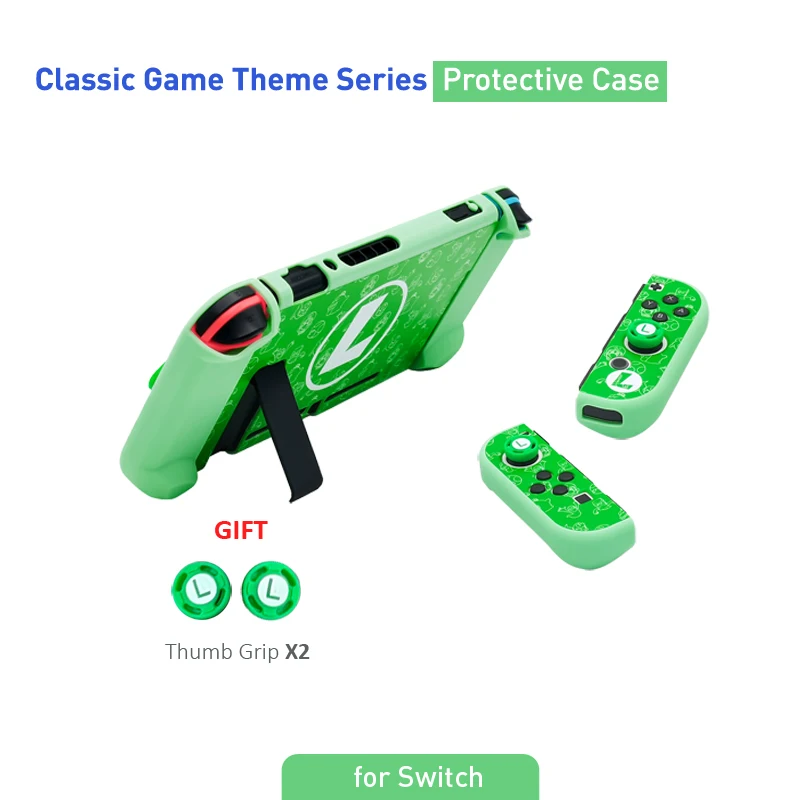 Luig-Nintendo Switch用のスタイリッシュな保護カバー,収納