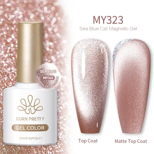 BORN PRETTY 10ml Water Light Cat Magnetic Gel Nail Polish Vernis Semi Permanent Soak Off Crystal Gel Polish For Nails Manicure - Image 21