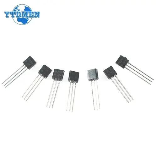 50pcs Transistors BC547 BC557 Each 25pcs BC547B BC557B NPN PNP Triode Transistor DIY Electronic Kit - Image 6