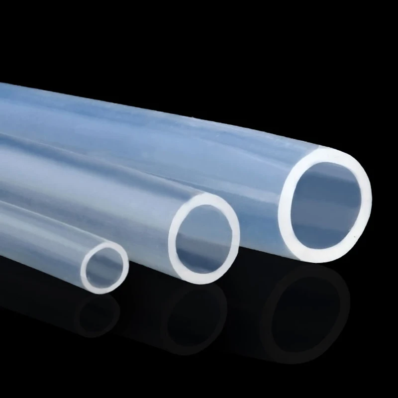 Silicone Tube 10 Meter Small Flexible Pipe Capillary Silicone Tube Hose Transparent Food Grade Tasteless High Temperature Resistant Medical