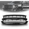 Chevrolet Silverado 1500 2016-2018 Front Bumper Upper Grille Grill 84602489 (Black) 2