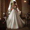 Eightree Elegant A-Line Wedding Dresses Sweetheart Glitter Backless Bridal Dress Boho Beach Wedding Prom Ball Gowns Customized 1