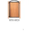 A black gate frame is installed in the courtyard Gate Frame, 8 Standard Fence Board Wide x 6’ Long, Black, 6 Foot homegate 4