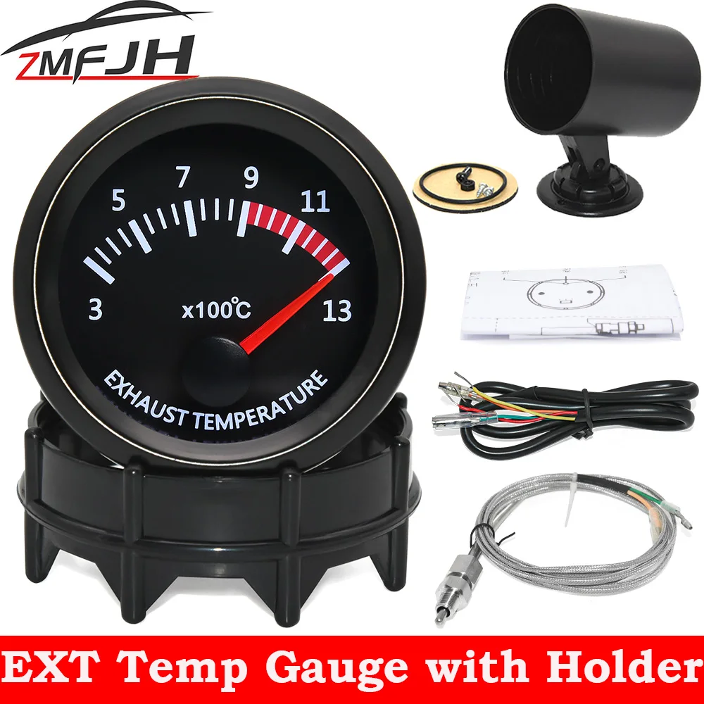 A 2" 52mm Exhaust Gas Temperature Gauge Digital Exhaust Gas Temp Gauge
