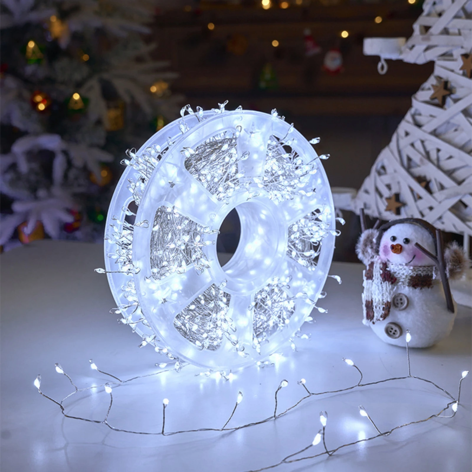 Fairy Firecracker String Lights with Remote Control LED 8 Modes Decorative LED Lighting for Xmas Halloween Thanksgiving