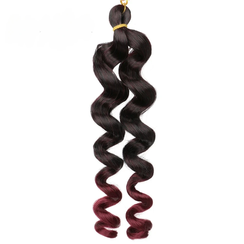 Synthetic Curled Hair French Loose Curled Body Wave Knitted Hair Water Wave Women's Wig Monochrome Mixed Color 10 Inch Synthetic Curled Hair