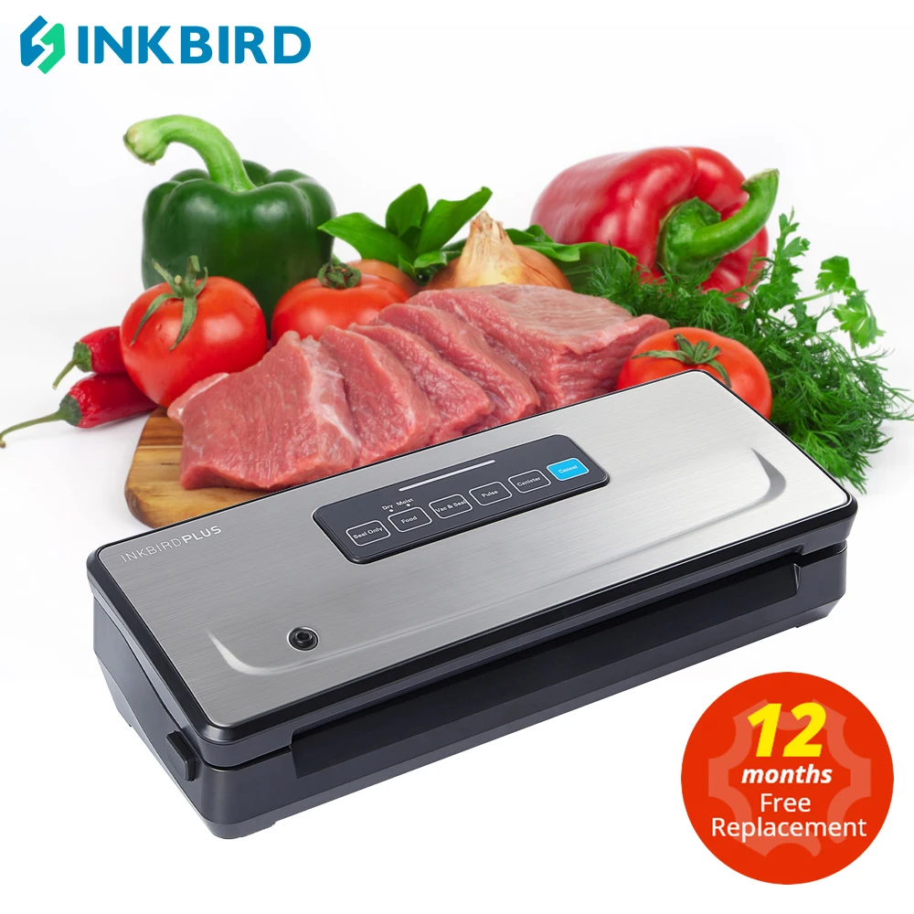 INKBIRD INKVS02 Vacuum Sealer Packaging Machine For Food Storage Household Vacuum Food Packer