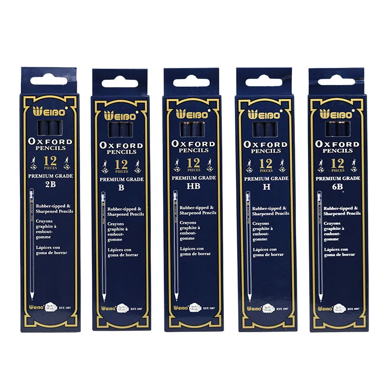 

WB-9515 12 Pcs/box quality wood Personality pencil for children kid eraser safety environmental protection HB Pencil Student