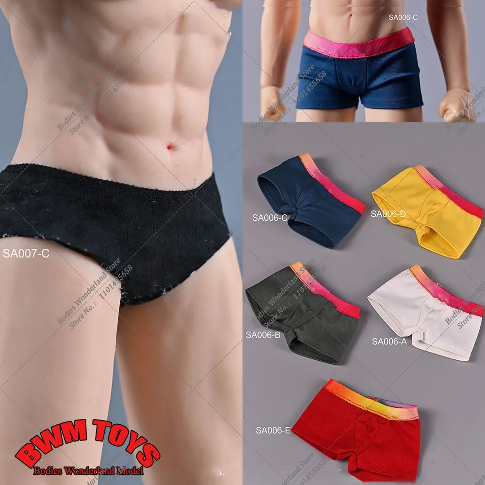1/6 Scale Fashion Male Patterned Printed Colored Belt Boxer Briefs  Underpants Underwear Model for 12-inch Soldier Action Figure - AliExpress