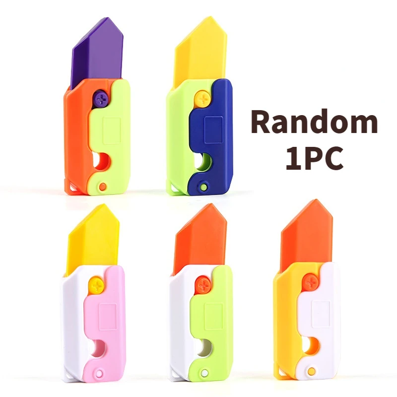 3D printing toy radish gun radish knife fidget toys for kid games Christmas present