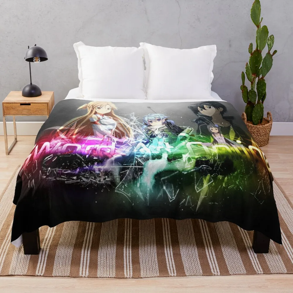 

Sword Art Online - season 2 Throw Blanket Luxury Blanket Single Blanket Sofas