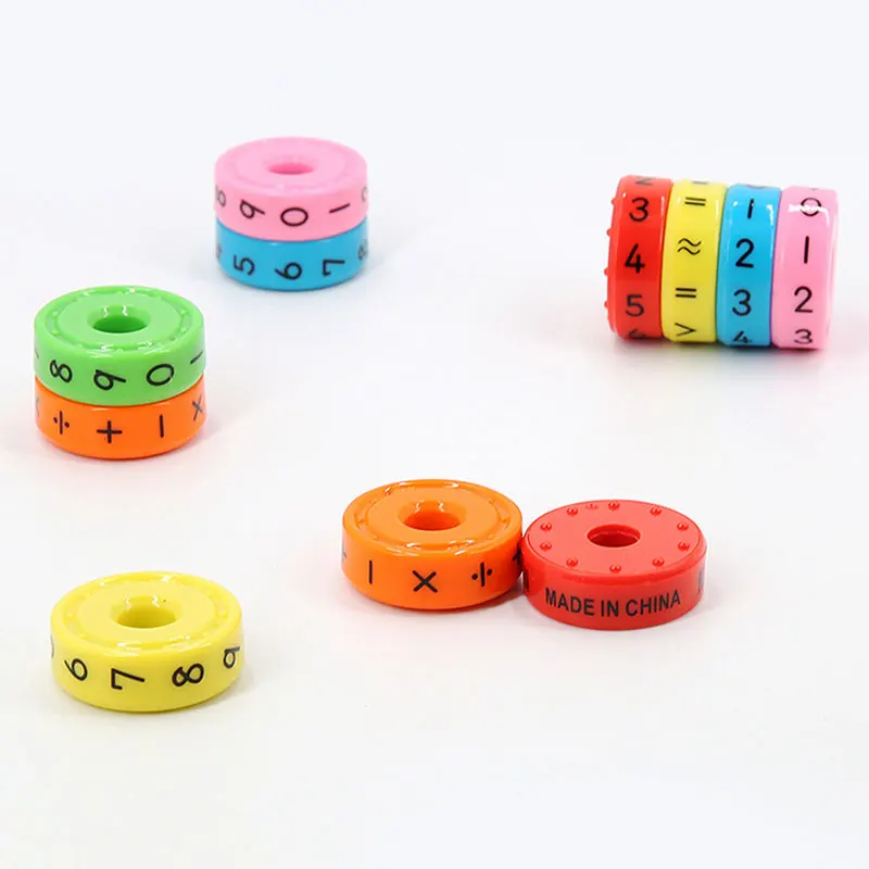 Children Mathematics Numbers Magic Cube Toy Montessori Puzzle Game Kids Learning Educational Math Magnetic Block Calculate Game 4