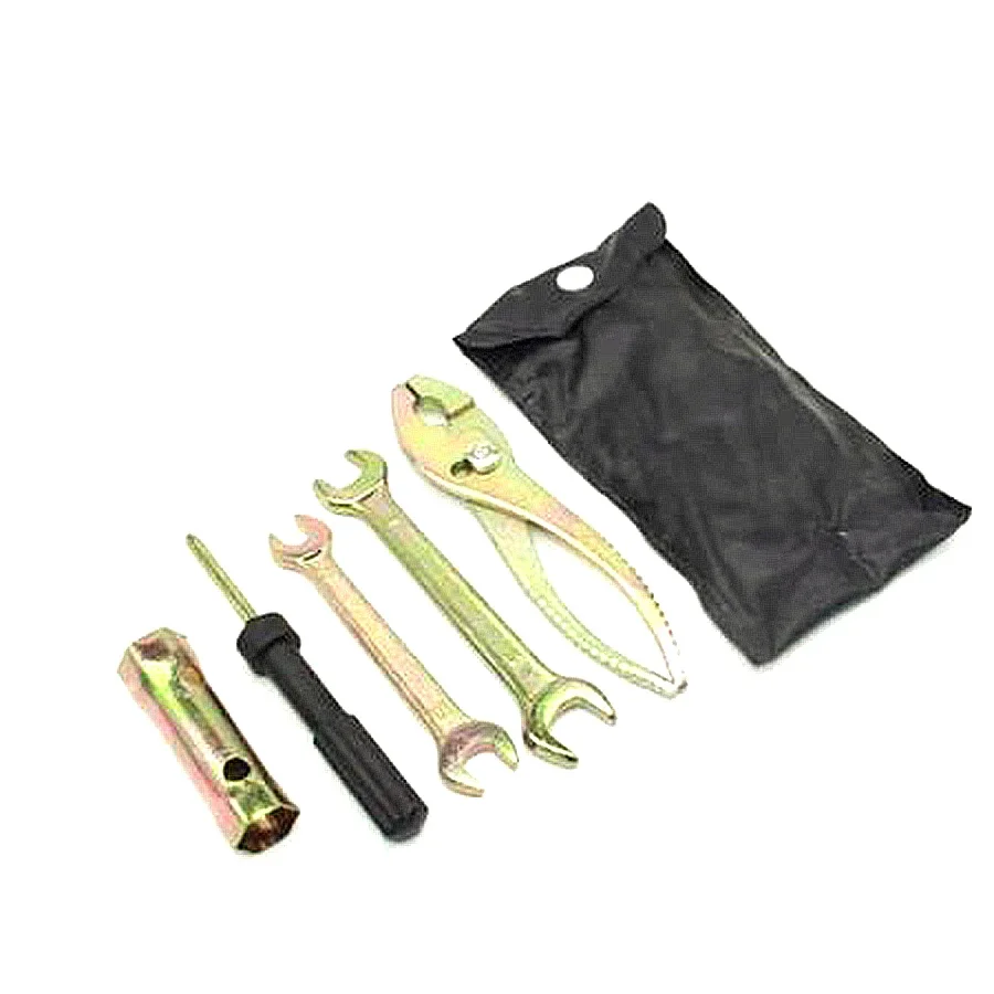 Universal Motorcycle Repair Tool Motorbike Wrench Tools Plug Screwdriver Sleeve Pliers Wrenches Kit Accessories Spark