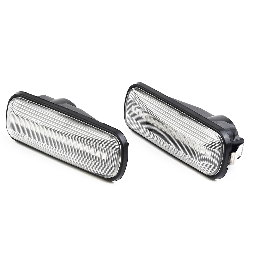 

Light Side Marker Lamp 2PCS/Set Accessories Amber Error Free For 96-01 Front Fender IP67 Waterproof Led Parts New
