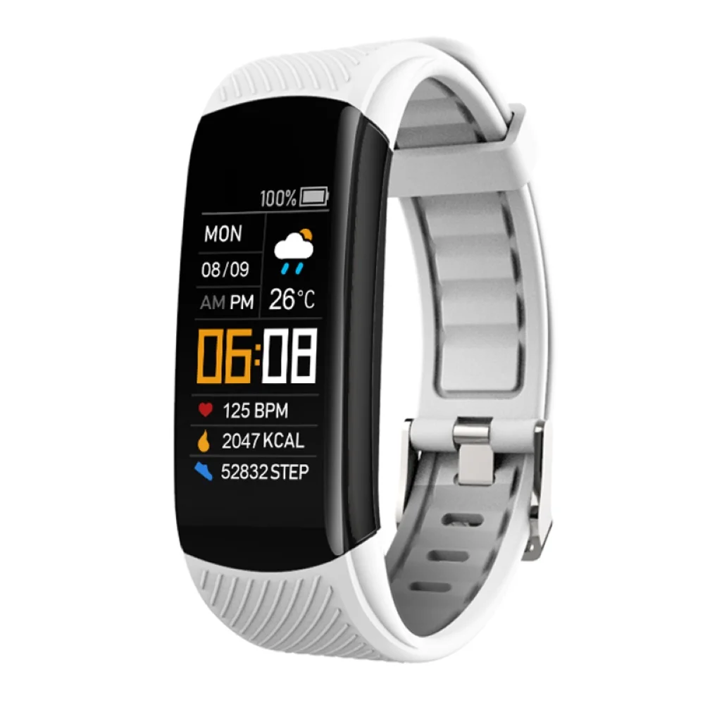Smart Wristband Fitness Tracker Bracelet for Men Women Kids Smartwatch Sport Waterproof Connected Heart Rate Smart Watch Band 