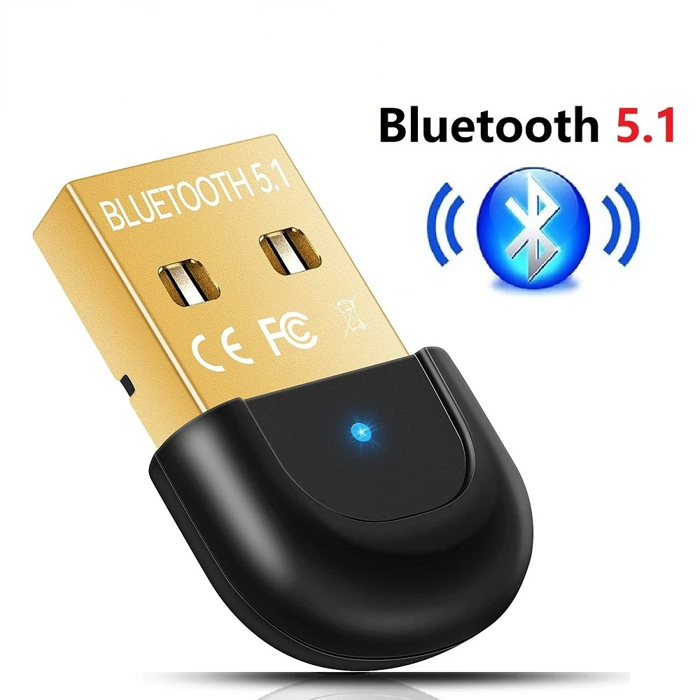 USB Bluetooth 5 1 адаптер Dongle 10/11 передатчик с синими зубьями динамики клавиатура мышь