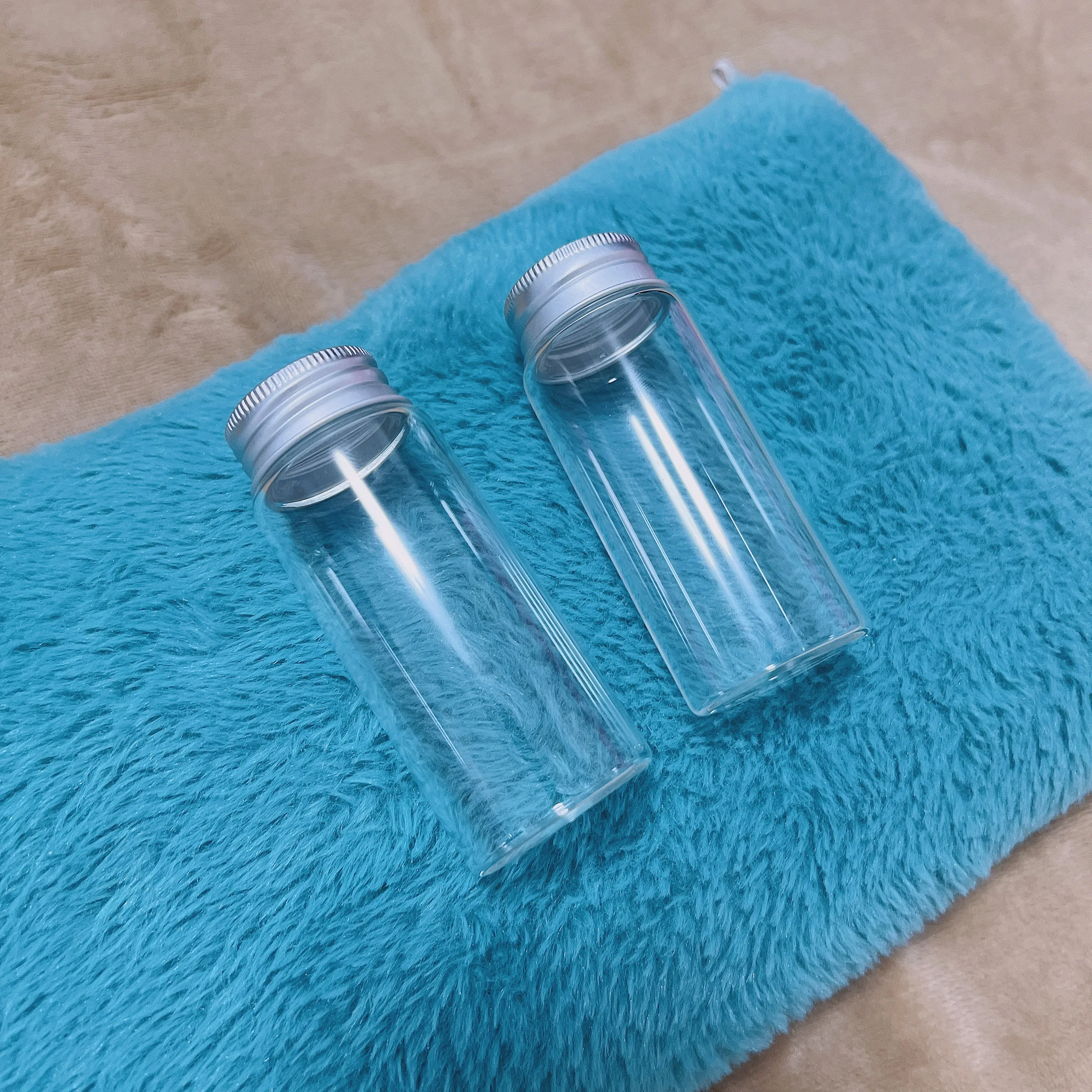 8 pcs Wishing Glass Jars 70ml Mini Glass bottling bottle Empty Container Small Diy DECORATIVE BOTTLES Sealed Containers