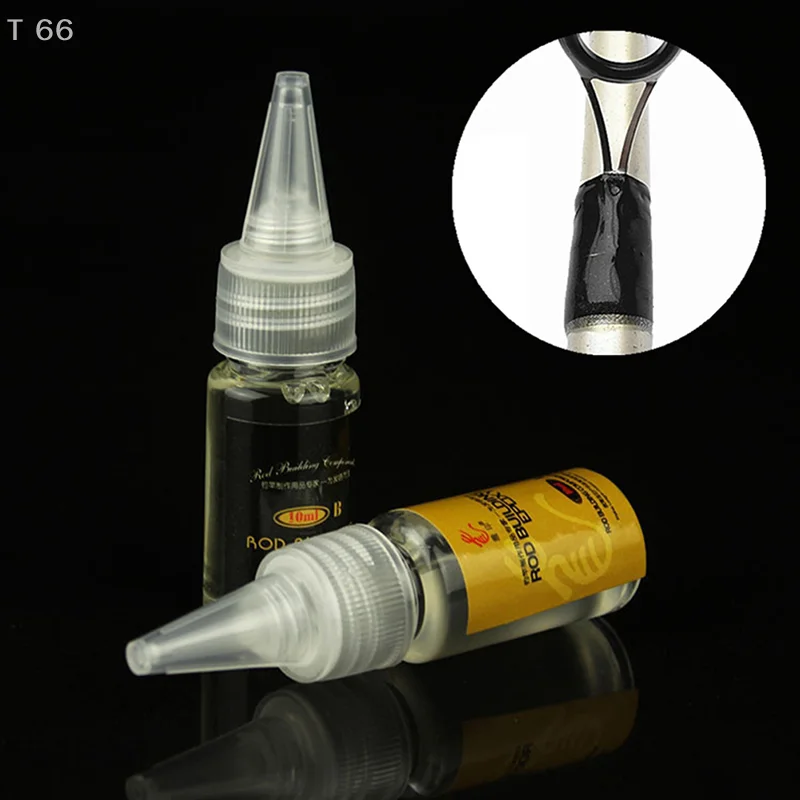 2 قطعة أدوات الصيد ذاتية الصنع إصلاح راتنجات الايبوكسي AB الغراء لقضبان الصيد خيوط شفافة الصيد رود الطلاء الملحقات