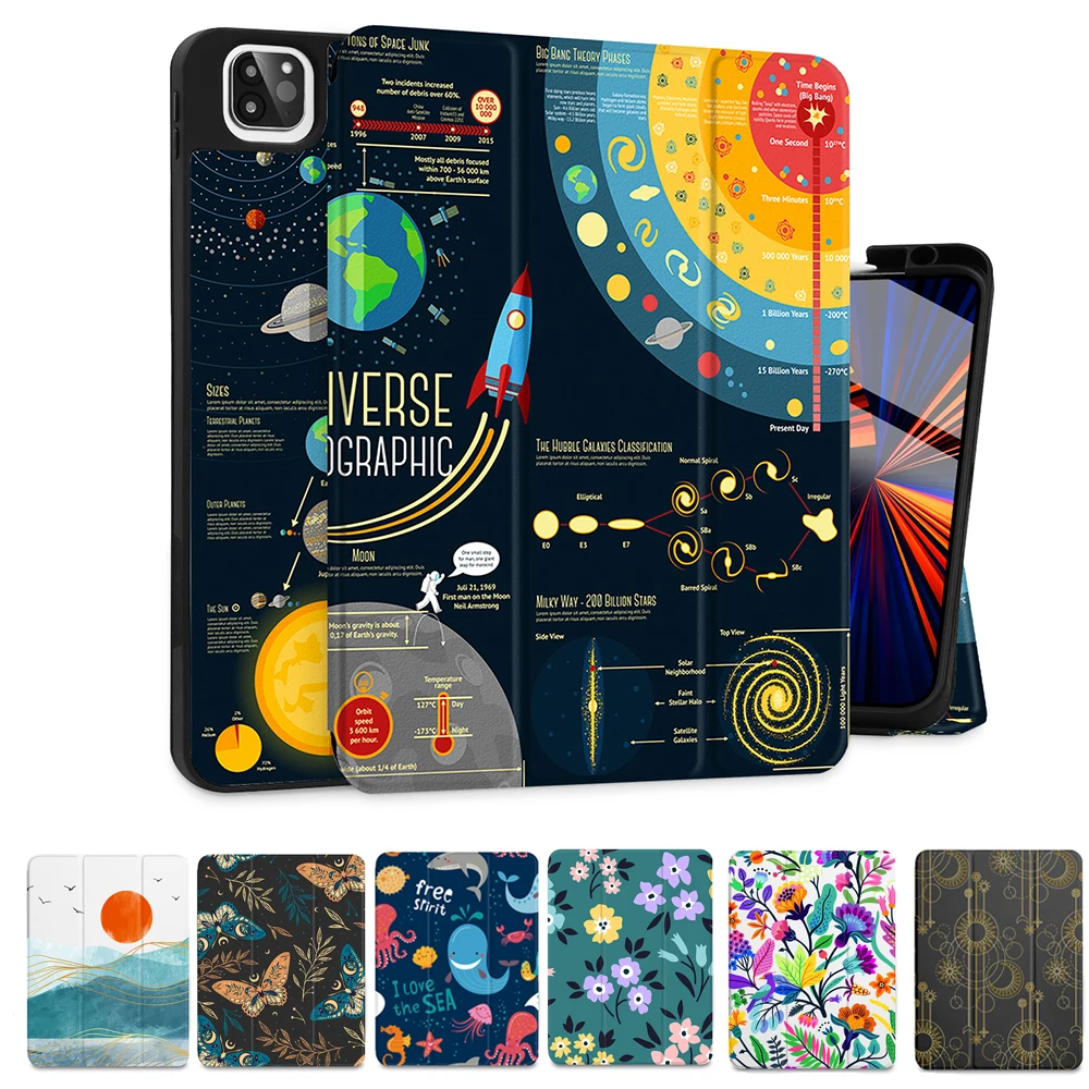 para Ipad Pro 11 Polegada Case 2023 2023 2023 2023 Pro 12.9 Air4 Air5 10.9 Polegada 10 2023 9.7 Polegada Gen7 10.2 Polegada Smart Cover