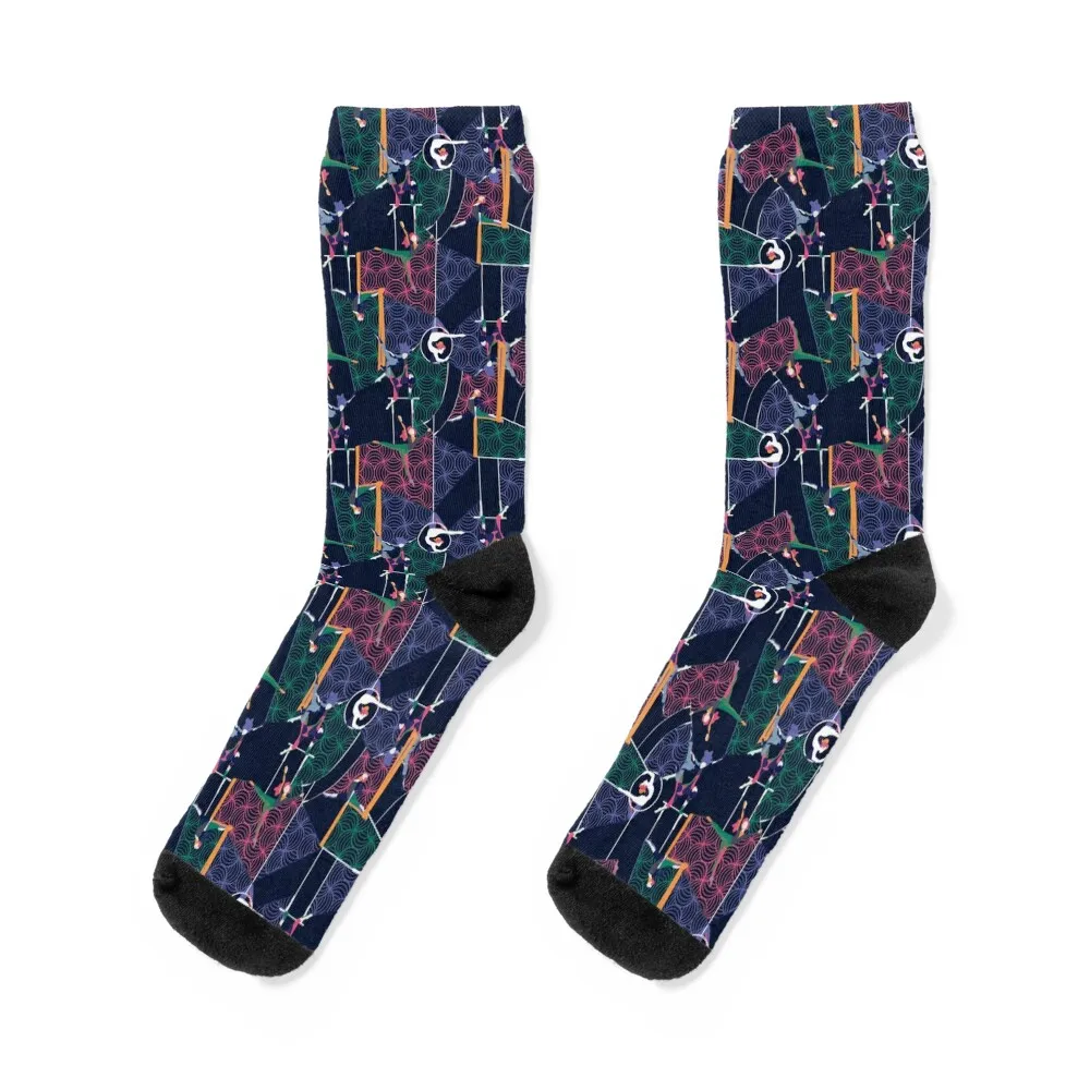 Trapeze circus Socks warm winter socks heated socks Socks Girl Men's piccadilly circus