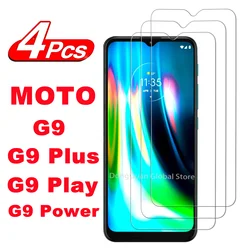 Premium Tempered Glass Screen Protector - Pack of 2/4 for Motorola Moto G9 Series (For Moto G9 play)