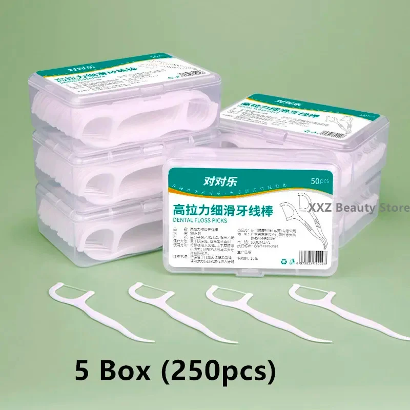 Ultra-fine Polymer Dental Floss Family Pack Smooth High-strength Toothpick Disposable Portable Dental Floss