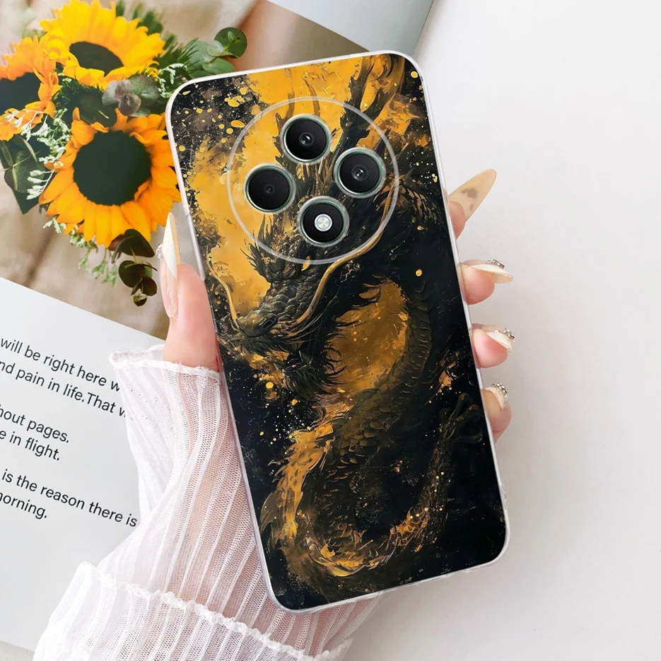 Cool Dragon Tiger Painted Soft Silicone Phone Case - Artistic Design Cover