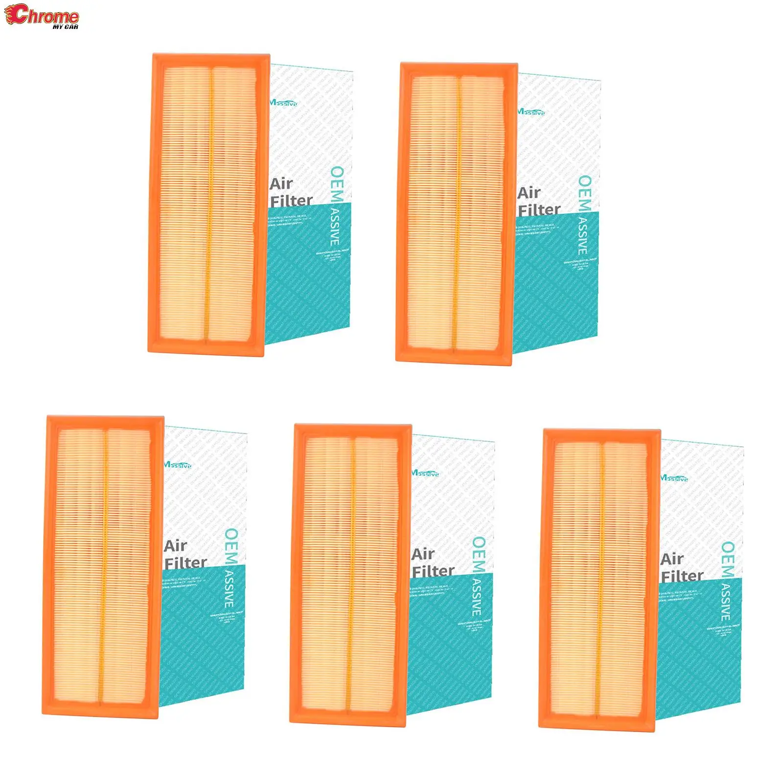 

5pc Car Engine Air Filter For A3 8P1 Sportback 8PA Caddy Passat Golf V 1K1 VI 5K1 Variant 1K5 AJ5 Touran 1T3 Tiguan 5N Superb II