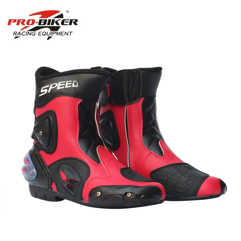 PRO-BIKER SPEED BIKERS Motorcycle Boots Racing Touring Motocross Off-Road Riding Boots Motorbike Racing Mid-Calf Shoes