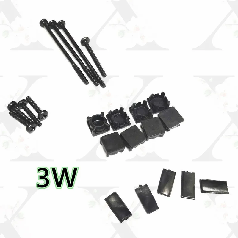 나사 키트 수리 부품 PS2 3W/5W/7W/9W 콘솔 커버 나사 고무 패드 PS2 3000X/5000X/7000X/9000X 하우징 케이스 나사 세트