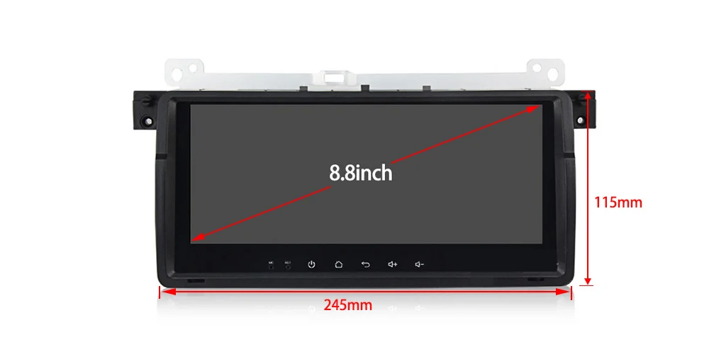 ڵ  DVD GPS ī÷, ȵ̵ 12.0, RDS , 128GB ROM, 8GB RAM, ۷γ, BMW E46 M3 318, 320, 325, 330/335 , 8.8 ġ