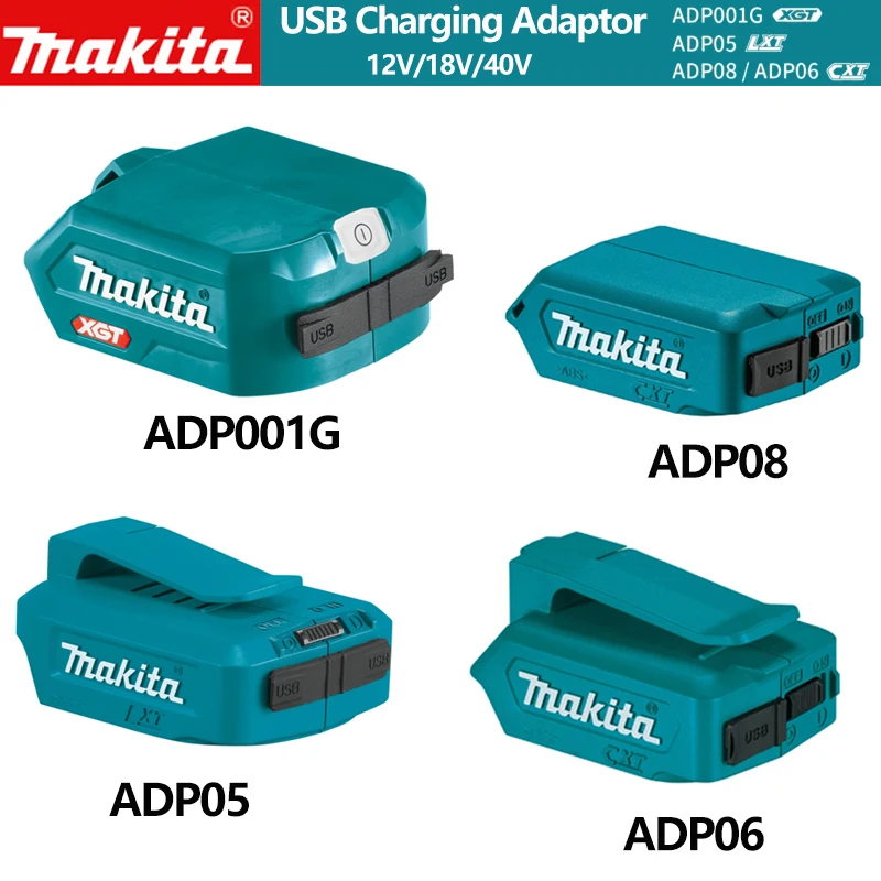 Makita Usb Charger Usb Adaptor Makita Adp06 Makita USB Power - Main Image