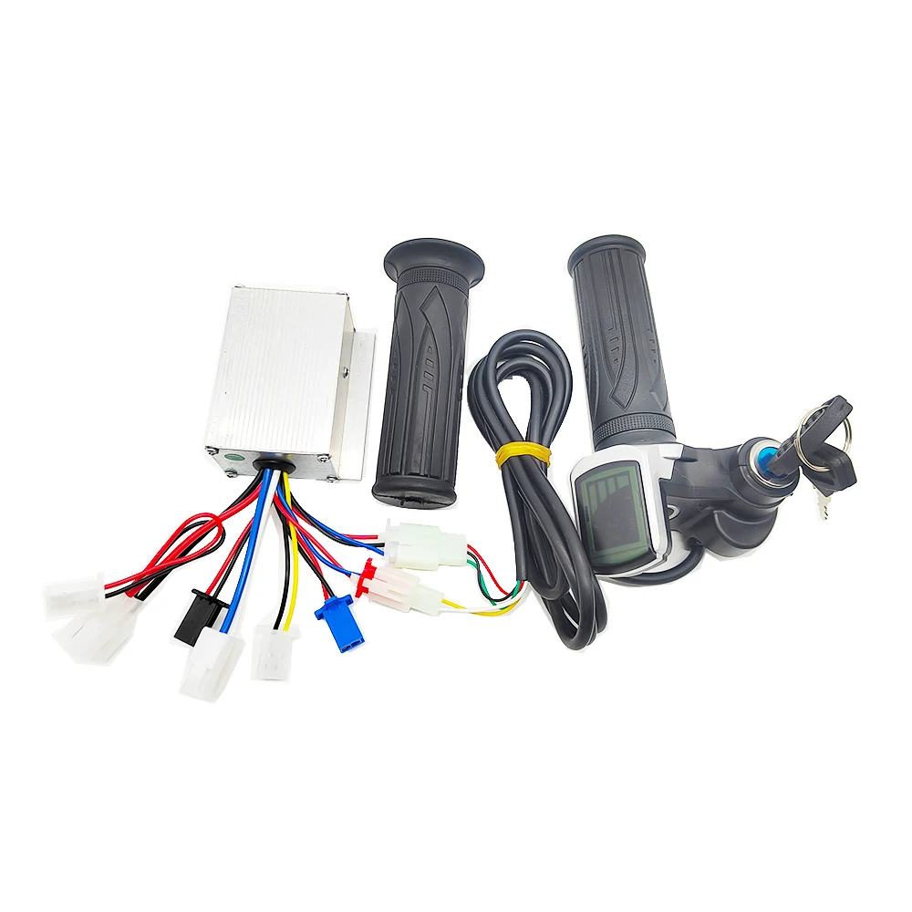 Electric Bike Bicycle Scooter Accessories Motor Brushed Controller Throttle Twist Grip 24V 36V 48V 250W 350W 500W