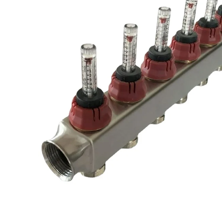 

Belt Flow Meter Water Distributor, Stainless Steel 304 Corrosion-resistant White Steel Large Flow Water Distributor