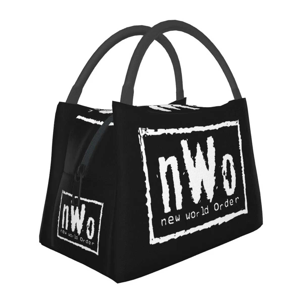 NWO 뉴 월드 오더 레슬링 여성용 절연 도시락 가방 도시락 보관 식품 상자 컨..