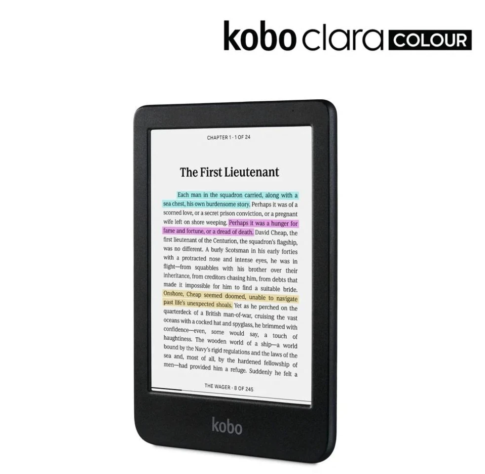 KOBO Clara Colour BW e-book reader 6'' 16G / IPX8 waterproof / E Ink Kaleido 3 technology