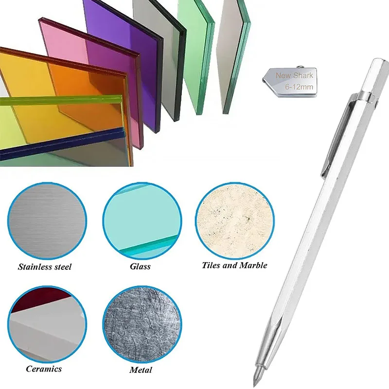 Glass Cutting Pistol Style, Tungsten Carbide Glass Cutting Tool Replacement, Professional in Tiles Mirrors Windows